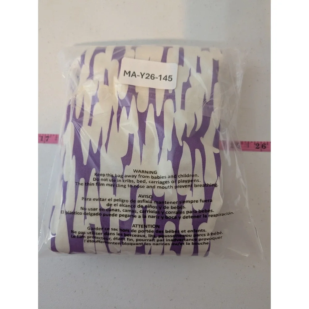 Boden Womens 4R‎ Purple White Abstract Print A-Line Skirt Side Zip Lined